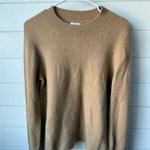 J. Crew women’s extra soft mockneck sweater size small tan - worn once